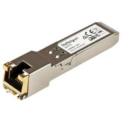StarTech.com RJ45 Copper Transceiver Module 1000Mbps, 100m Maximum Transfer Distance, CE, IEEE 802.3ae, RoHS Compliant 