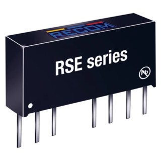 Recom DC/DC Converter 5V dc 400mA, 18-36V Input Voltage, 2W Power, SIP-8 Through Hole Mount RSE-2405S/H2