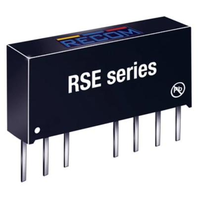 Recom DC/DC Converter 5V dc 400mA, 18-36V Input Voltage, 2W Power, SIP-8 Through Hole Mount RSE-2405S/H2