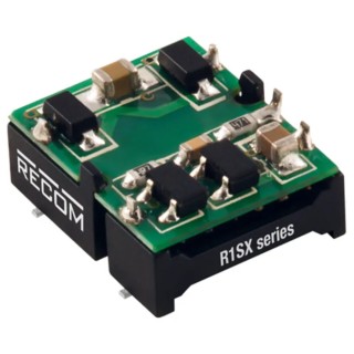 Recom DC/DC Converter 3.3V DC 303mA Input 2.97V to 3.63V 1W Surface Mount R1SX