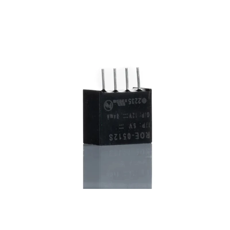 Recom DC/DC Converter, 12V dc Output, 84mA Current, 5.5V to 4.5V dc Input, 1W Through Hole Mount ROE-0512S
