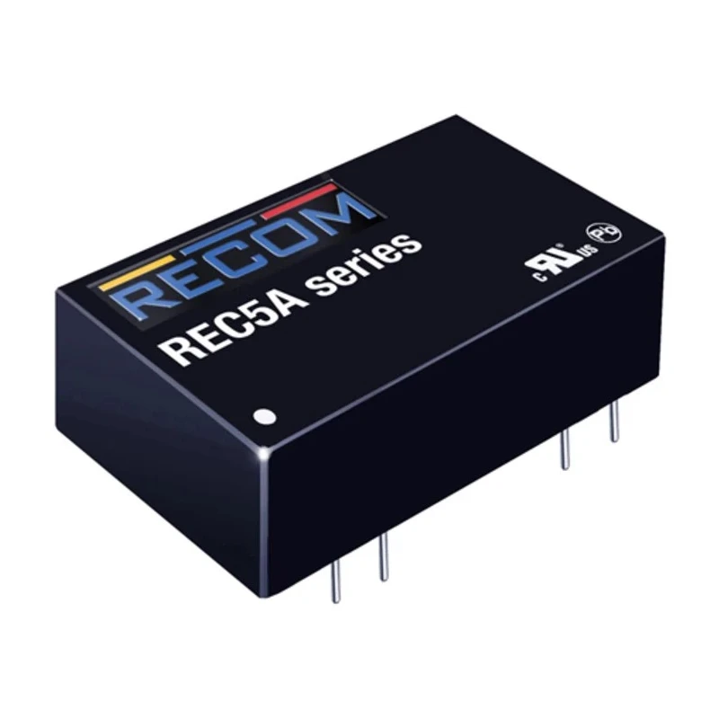 Recom DC/DC Converter 5V DC 1A Input 18V-36V 5W Through Hole DIP-24 Package REC5A