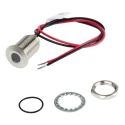 RS PRO White Panel Mount Indicator, 1.8V dc, 3.3V dc, 20mA, Lead Wire Termination, IP67, Flush Bezel Style 139-3361