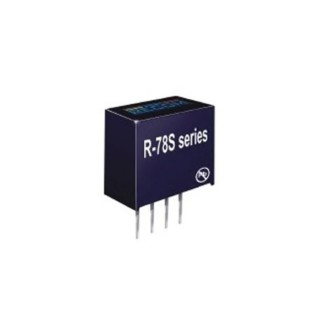 Recom Switching Regulator Through Hole 3.3V DC 100mA Output, 0.33W Power Efficiency 93% R-78S3.3-0.1