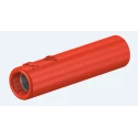 Staubli Red Female Banana Socket 4 mm Connector M4 Thread Termination 600V 32A Nickel Plating 23.1035-22