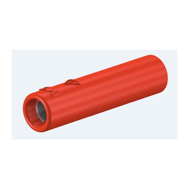 Staubli Red Female Banana Socket 4 mm Connector M4 Thread Termination 600V 32A Nickel Plating 23.1035-22