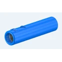 Staubli Blue Female Banana Socket, 4 mm Connector, M4 Thread Termination, 600V, 32A, Nickel Plating 23.1035-23