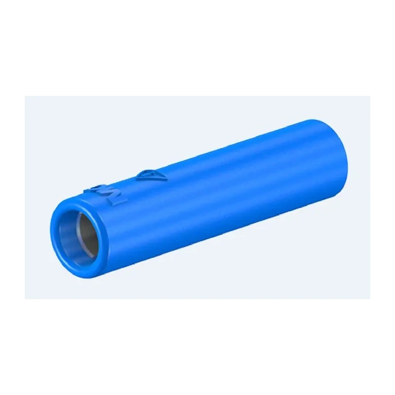 Staubli Blue Female Banana Socket, 4 mm Connector, M4 Thread Termination, 600V, 32A, Nickel Plating 23.1035-23