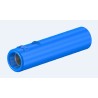Staubli Blue Female Banana Socket, 4 mm Connector, M4 Thread Termination, 600V, 32A, Nickel Plating 23.1035-23
