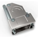 TE Connectivity Die Cast Zinc Angled D-Sub Backshell Strain Relief 2-2308340-2