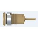 Staubli Brown Female Banana Socket 4 mm Connector Press Fit Termination 1kV 24A Gold Plating 23.3130-27