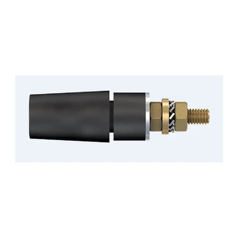 Staubli Black Female Banana Socket 4 mm Connector Bolt Termination 600V 32A Gold Plating 23.3050-21