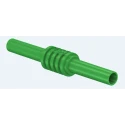 Staubli Green Banana Coupler With Brass Contacts 32A 1kV 66.9123-25