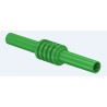 Staubli Green Banana Coupler With Brass Contacts 32A 1kV 66.9123-25