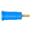 Staubli Blue Female Banana Socket 2 mm Connector, Press Fit Termination, 600V, 10A, Gold Plating 65.9099-23