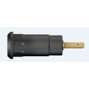 Staubli Black Female Banana Socket 2 mm Connector Press Fit Termination 600V 10A Gold Plating 65.9099-21
