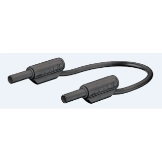 Staubli Connector Test Lead 10A, 600V, Black, 300mm Lead Length 65.9179-030-21