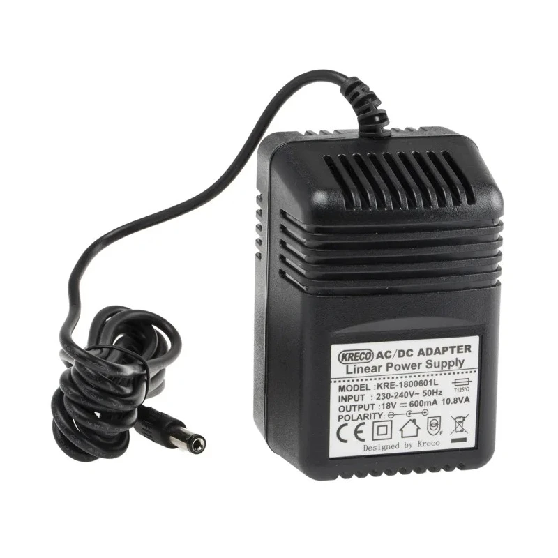 RS PRO 11 W 18V DC Output AC/DC Adapter Type G UK Plug 2.1 x 5.5 x 12 mm Centre Positive Model 139-2270