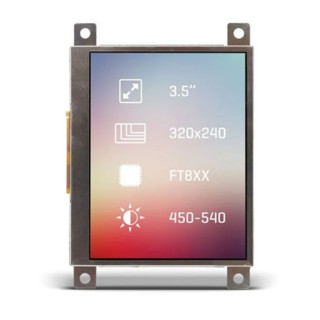 MikroElektronika 3.5 in LCD Colour Display 320 x 240 pixel MIKROE-2161