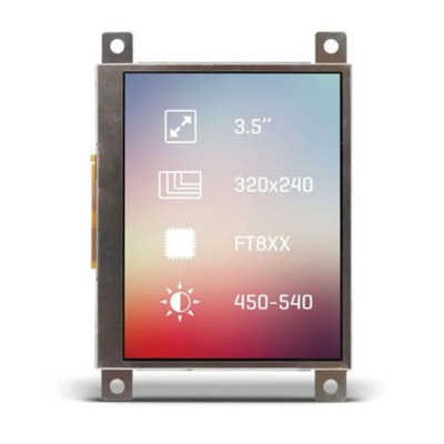 MikroElektronika 3.5 in LCD Colour Display 320 x 240 pixel MIKROE-2161