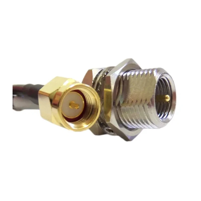 Siretta ASM Series RG174 300 mm RG174 Coaxial Cable 50 Ω, Black, Terminated 