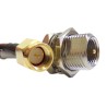 Siretta ASM Series RG174 300 mm RG174 Coaxial Cable 50 Ω, Black, Terminated