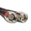 Siretta ASM Series 10 m LLC200A Coaxial Cable 50 Ω Black LSZH Jacket Terminated LLC200A