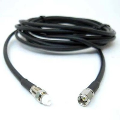 Siretta ASM Series 15 m LLC200A Coaxial Cable 50 Ω Black Terminated 