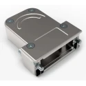 TE Connectivity Die Cast Zinc Straight D-Sub Backshell Strain Relief 1-2308341-1