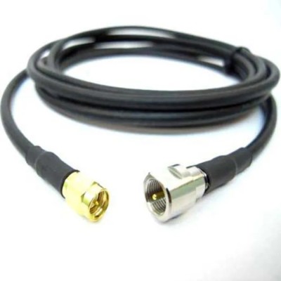 Siretta ASM Series 3 m Coaxial Cable 50 Ω, 1000V, LLC200A, Black, Terminated LLC200A
