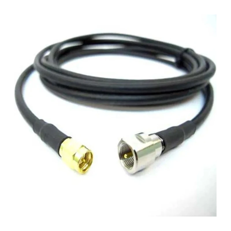 Siretta ASM Series 3 m Coaxial Cable 50 Ω, 1000V, LLC200A, Black, Terminated LLC200A
