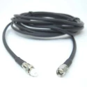 Siretta ASM Series Terminated LLC200A Coaxial Cable 50 Ω, 20 m Length, Black, Model LLC200A