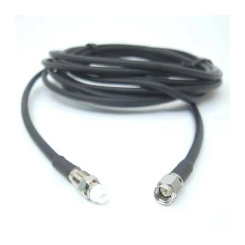 Siretta ASM Series Terminated LLC200A Coaxial Cable 50 Ω, 20 m Length, Black, Model LLC200A