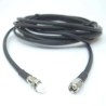 Siretta ASM Series Terminated LLC200A Coaxial Cable 50 Ω, 20 m Length, Black, Model LLC200A