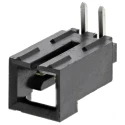 Molex SL Series Right Angle Through Hole PCB Header, 2 Contacts, 2.54 mm Pitch, 3A Current, Thermoplastic 70553-0001