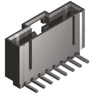 Molex SL Series Right Angle Through Hole PCB Header, 6 Contacts, 2.54 mm Pitch, 1 Row, Shrouded 70553-0005