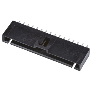 Molex SL Series Straight Through Hole PCB Header, 16 Contacts, 2.54 mm Pitch, 1 Row, Shrouded 70543-0015