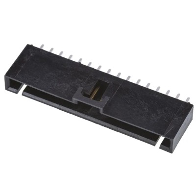 Molex SL Series Straight Through Hole PCB Header, 16 Contacts, 2.54 mm Pitch, 1 Row, Shrouded 70543-0015