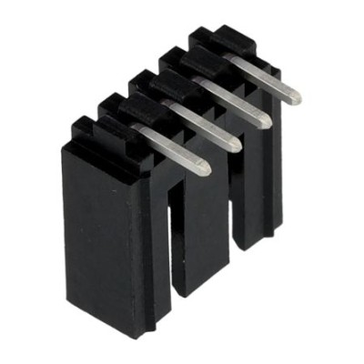 Molex SL Series Right Angle Through Hole PCB Header, 4 Contacts, 2.54 mm Pitch, 3A Current, Shrouded, 1 Row 70553-0003