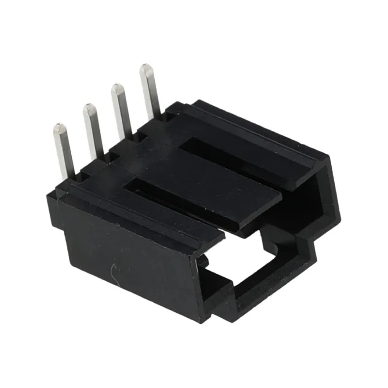 Molex SL Series Right Angle Through Hole PCB Header, 4 Contacts, 2.54 mm Pitch, 3A Current, Shrouded, 1 Row 70553-0003