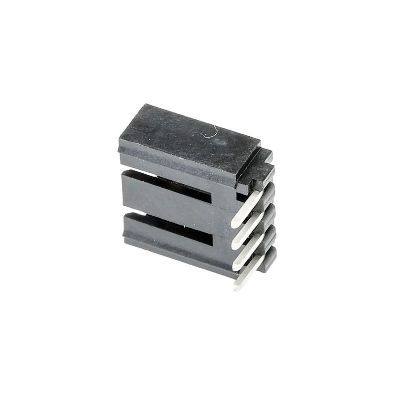 Molex SL Series Right Angle Through Hole PCB Header, 4 Contacts, 2.54 mm Pitch, 3A Current, Shrouded, 1 Row 70553-0003