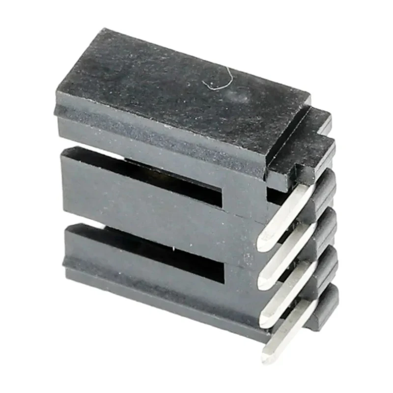 Molex SL Series Right Angle Through Hole PCB Header, 4 Contacts, 2.54 mm Pitch, 3A Current, Shrouded, 1 Row 70553-0003