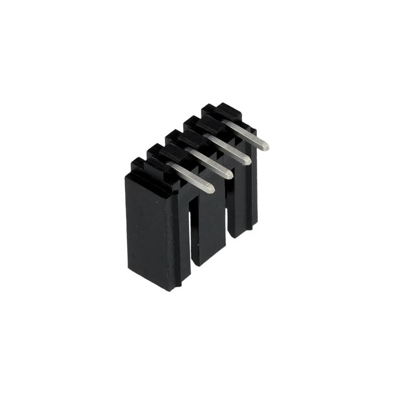 Molex SL Series Right Angle Through Hole PCB Header, 4 Contact, 2.54 mm Pitch, 1 Row, Shrouded, 3A, 250V 70553-0003