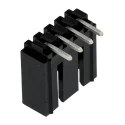 Molex SL Series Right Angle Through Hole PCB Header, 4 Contact, 2.54 mm Pitch, 1 Row, Shrouded, 3A, 250V 70553-0003