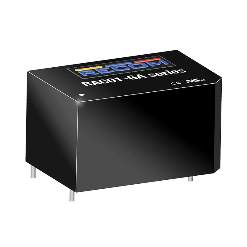 Recom Switching Power Supply 12V DC, 1W, 100-240V AC Input, PCB Mount RAC01-12SGA