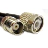 Siretta ASM Series TNC Male to TNC Female LLC200A Coaxial Cable 50 Ω, Black Jacket, 5mm Diameter, 25m Length LLC200A