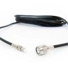 Siretta ASM Series 20m LLC200A Coaxial Cable 50 Ω, Black LSZH Jacket, Terminated LLC200A
