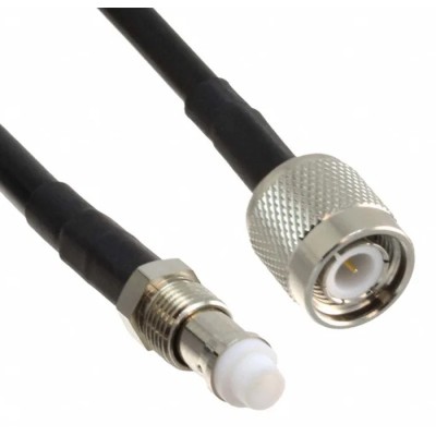 Siretta ASM Series Coaxial Cable LLC200A 15 m, 50 Ω, Black LSZH Jacket, Terminated LLC200A
