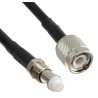 Siretta ASM Series Coaxial Cable LLC200A 15 m, 50 Ω, Black LSZH Jacket, Terminated LLC200A