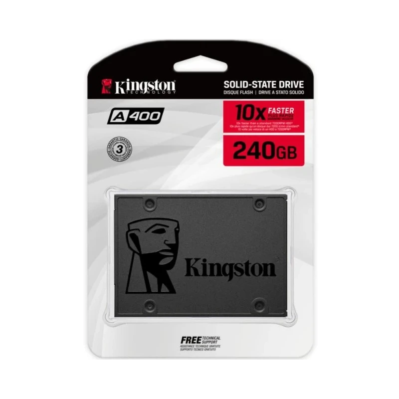 Kingston Internal 2.5 Inch 240GB SATA III TLC SSD SA400S37/240G